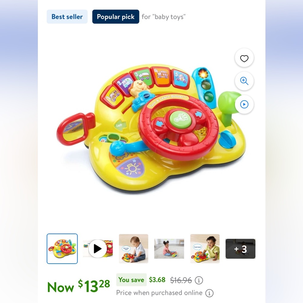 VTech learn & discover driver.